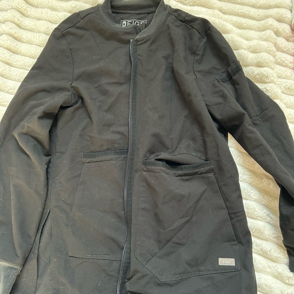 Figs Technical Collection Black Jacket